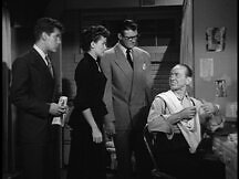 The reporters talk with the ventrioloquist